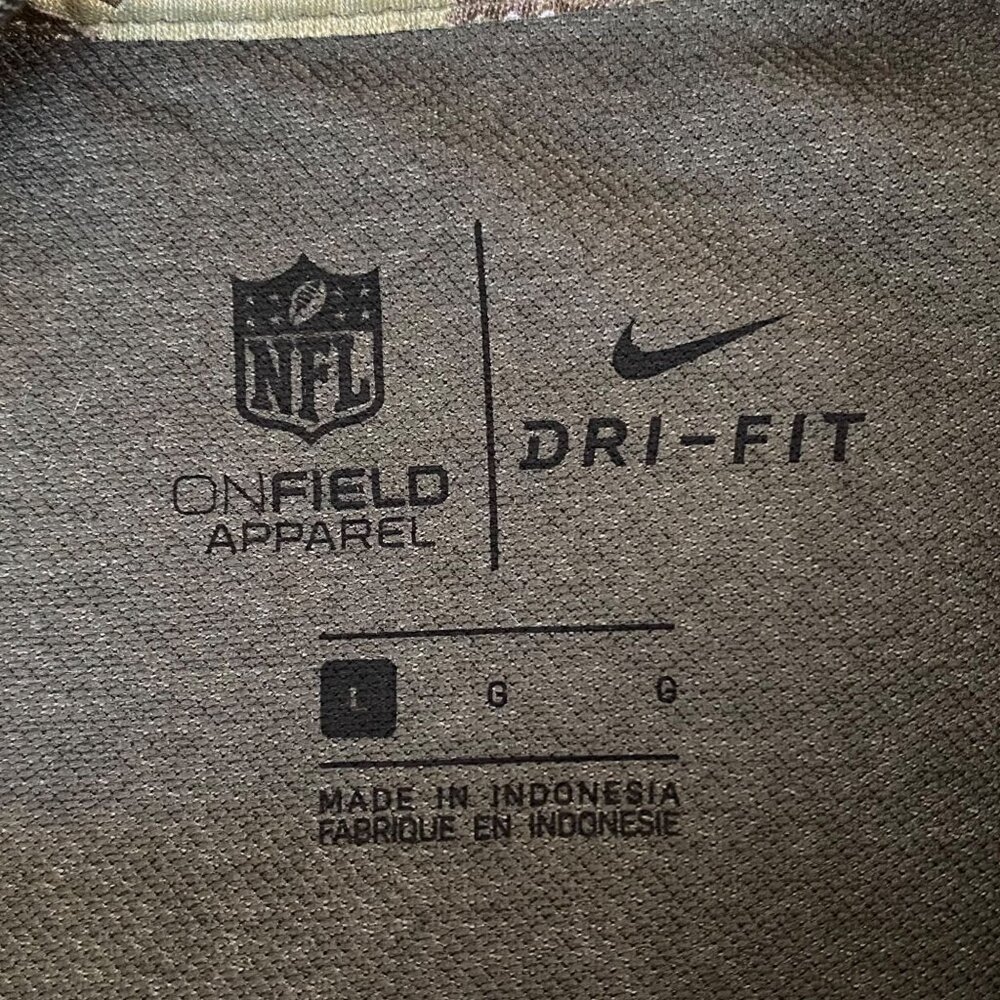 NFL Nike Denver Broncos Salute To Service Sideline Polo Shirt Olive Men's Large - Picture 10 of 14